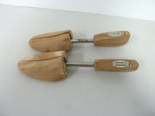 Pair Of Wood Eddie Bauer Mens Shoe Trees Stretcher Shaper 4