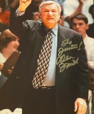Dean Smith signed autographed 8x10 Photo UNC North Carolina Legendary Coach