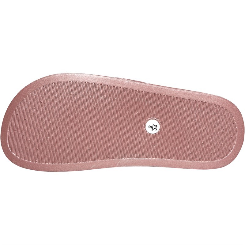 GIRLS PINEAPPLE SLIDDERS IN PINK OR BLACK H0R384 | eBay