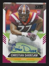 2021 Score - Rookies Signatures #369 Christian Darrisaw (AU, RC)