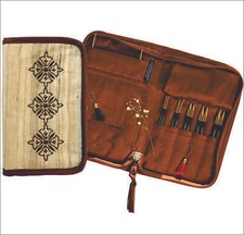 Lantern Moon Heritage 4" Ebony Interchangeable Knitting Needle Set with Silk