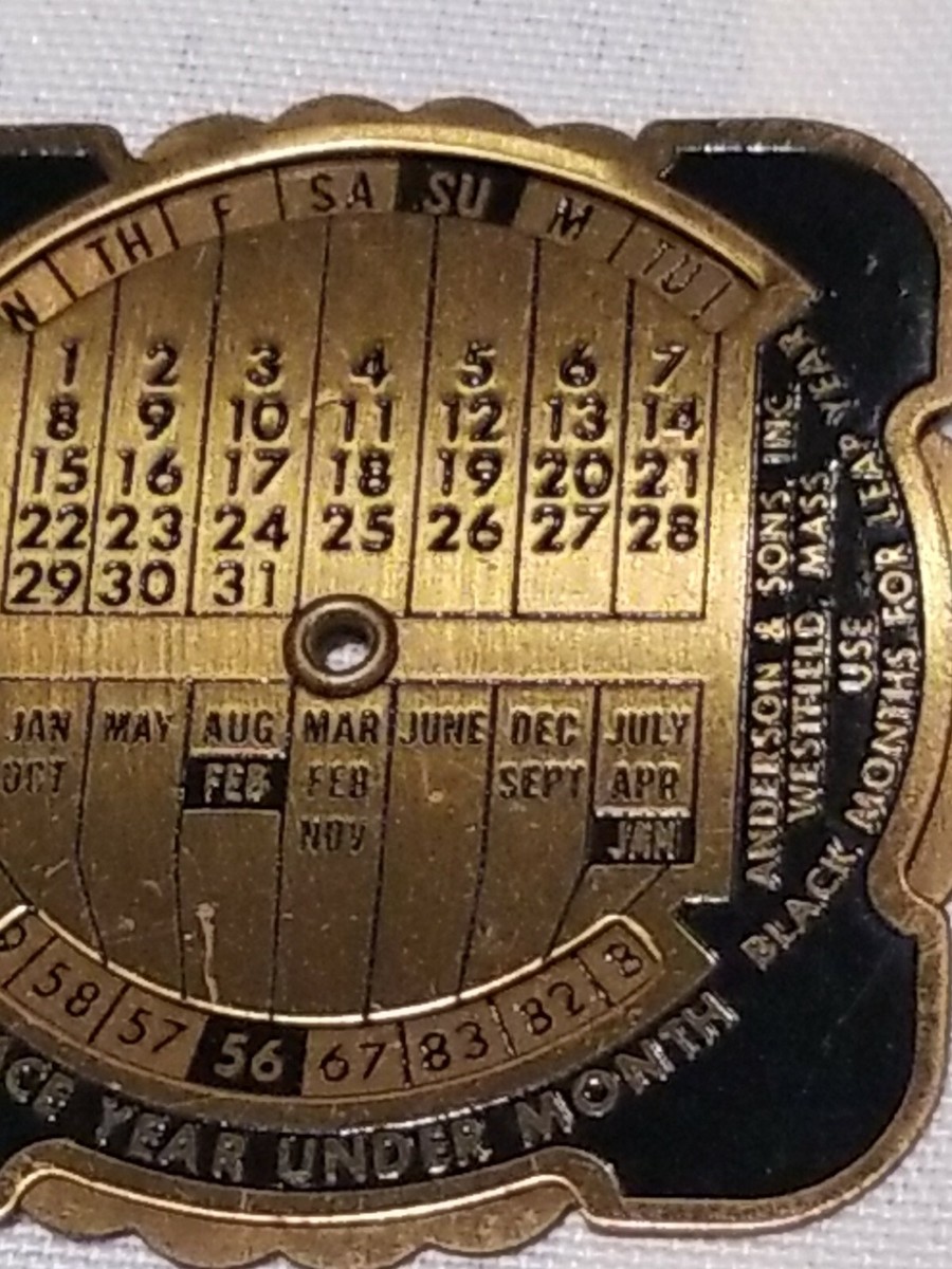 ANTIQUE Vintage Year (1956-1983), Hammond times Calendar Free