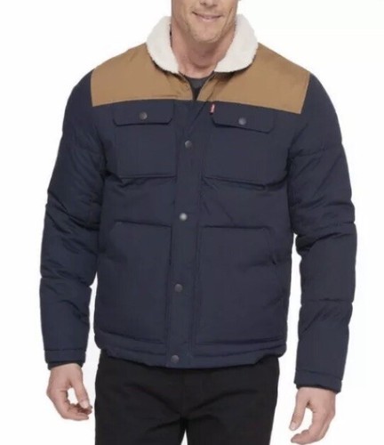 Levi's Men's Quilted Mixed Media 