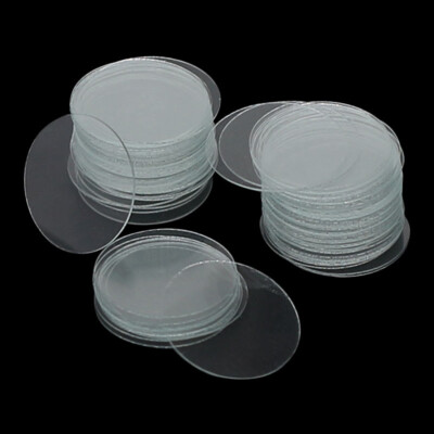 100 Stück Runde Deckglas f/ Mikroskop Diameter 10mm-30mm Dicke 0,13-0,17mm Labor