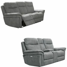 Parker Living - Mason 2 Piece Power Sofa Set in Carbon - MMA#832PH-22CPH-CRB