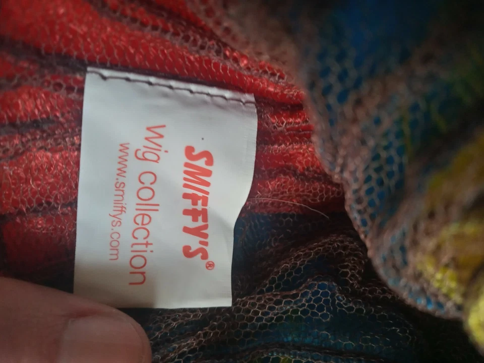 Peluca Disfraz Arco Iris Multicolor Foto 3 de 3