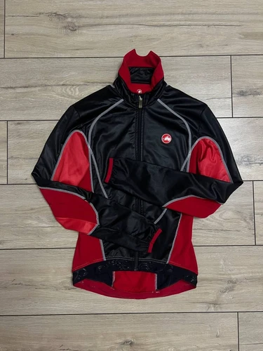 Castelli Thermal Jacket Cycling Bike Racing Size M RossoCorsa