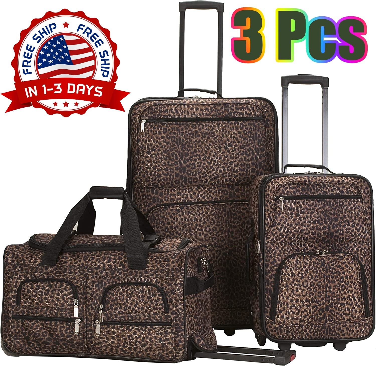 Maletas de viaje para mujer con ruedas un set juego equipo de mano viajar 3PCS