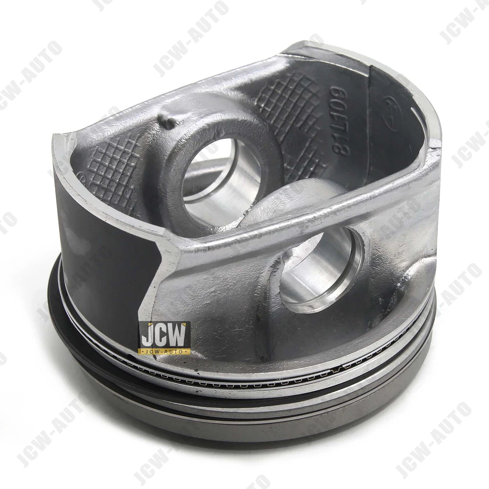 6x Conjunto de Pistão e Anel Φ81mm Φ19mm Para 2004-2008 AUDI A6 2.4L BDW 06E107065DC - Imagem 4 de 4