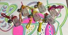 VTG ReTrO 80's bell charms, bottles! choose your bottle bell charm