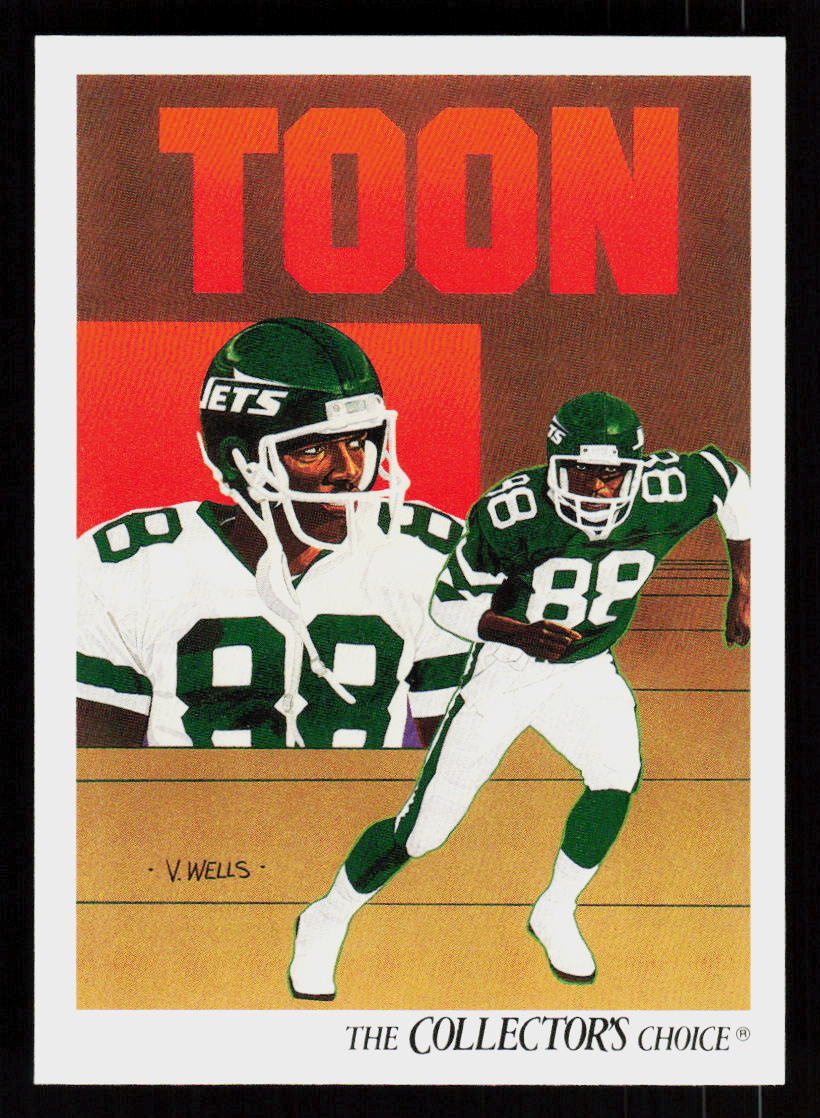 1991 Upper Deck Al Toon #88  Football  New York Jets  TC, CL