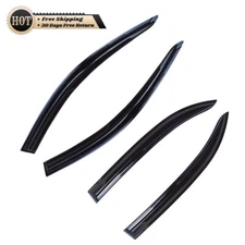 Silscvtt Window Visor Vent For 2003-2008 Toyota Corolla Rain Guards 4PCS Smoke