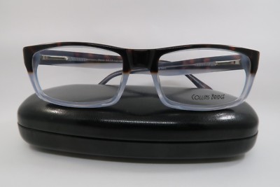 New Designer Inspired Collins Bridge Astor Blue Authentic Eyeglasses 54mm Case