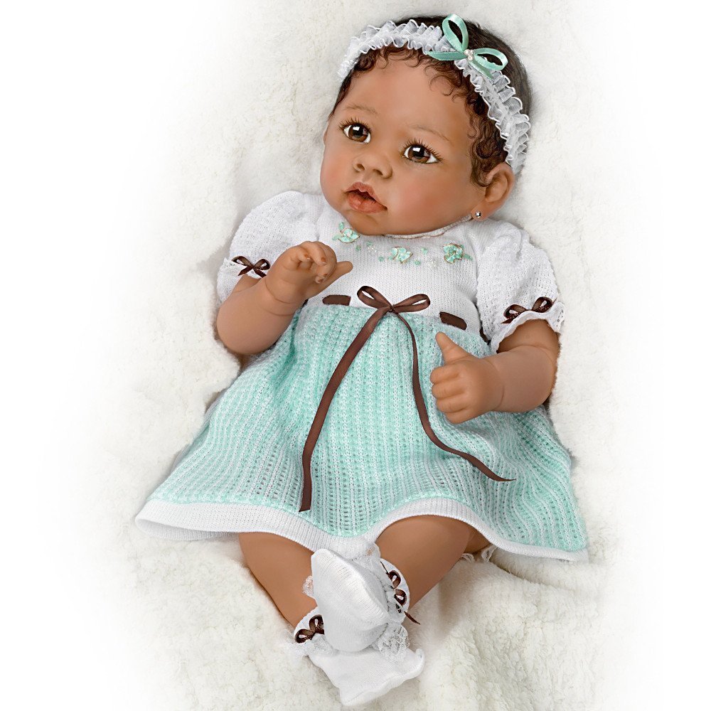 Ashton Drake Alicia Gentle Touch Interactive Baby Girl Doll by