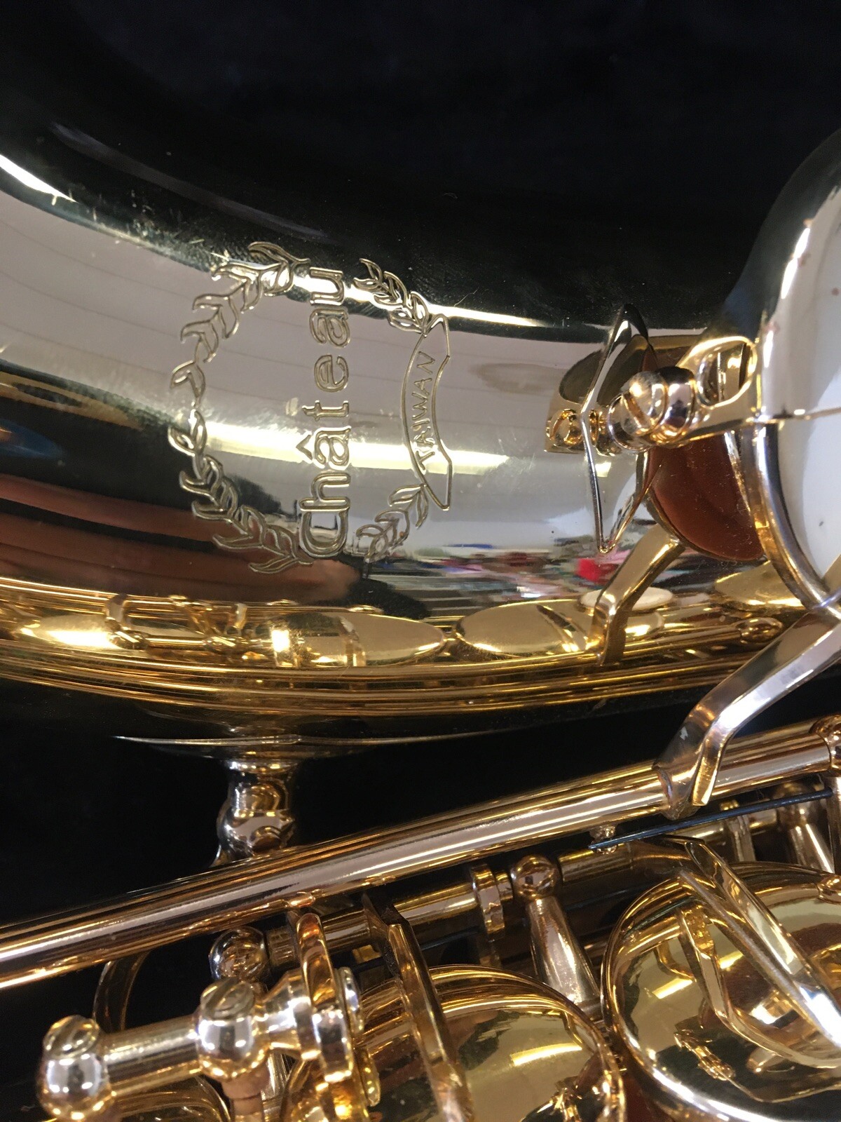 CHATEAU SERIES CAS22GL GOLD PLATED ALTO SAXOPHONE EX STUDENT MODEL