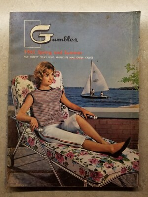 1961 Spring & Summer GAMBLES CATALOG - Fashion Home Farm Mail Order 243 Pages