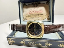 lecoultre hpg day/date master mariner swiss made automatic wristwatch with box