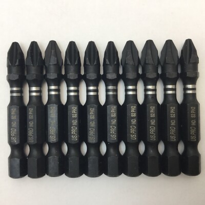US PRO INDUSTRIAL PACK 20 PH2 25MM IMPACT TORSION SCREWDRIVER BITS