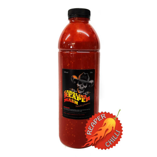 Chilli Sauce - Puree - Carolina Reaper - Mash Concentrate 1ltr Sauce Making - Afbeelding 1 van 2