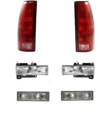 Headlights For 1990 1991 1992 1993 Chevy Gmc Truck Turn Signals Tail Lights