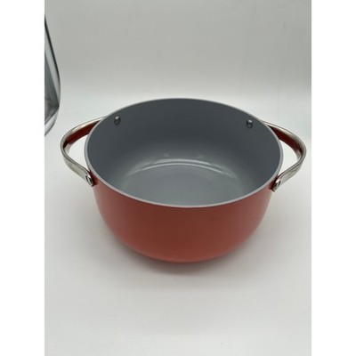 Caraway 6.5 Qt Ceramic Nonstick Dutch Oven Pot ~10  Perracotta w/ Handles