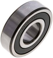 Rillenkugellager, Din 625, 25X62X17Mm, 2RS Abgedichtet (BerüHrende Dichtungen)