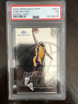 2000-01 Upper Deck MVP - World Jam Kobe Bryant #WJ1 PSA 5