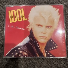 Billy Idol LA Woman Single CD 1990 Chrysalis Records Mint Condition Rare