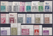 1956-63 Stadtbilder I-IV ex Mi 135-231 ** Ecke 2 insg. 19 Werte Luxus!