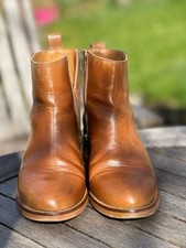 DuoBoots Arrietty tan leather ankle boots, size 38