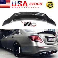 FOR 16-19 MERCEDES BENZ W213 E-CLASS R STYLE HIGHKICK CARBON LOOK TRUNK SPOILER