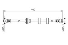 Flexible de frein Fiat MULTIPLA