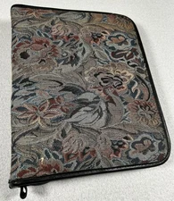 Vintage Avery Power Case Tapestry Planner Cover & 3 Ring Binder Floral