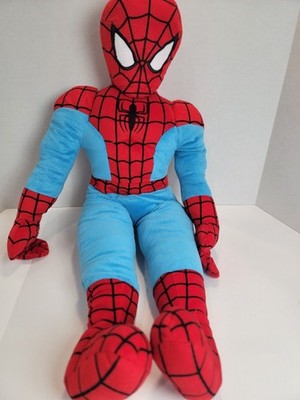 Marvel Spider-Man Plush 24  Jay Franco Stuffed Super Hero Toy Red Blue Soft Doll