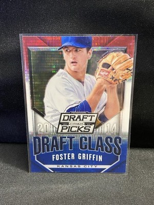 Baseball 2014 Prizm Draft Picks Class Red White & Blue Pulsar FOSTER GRIFFIN