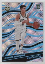 2021-22 Panini Revolution Rookies Cosmic /99 Georgios Kalaitzakis #106 s7f