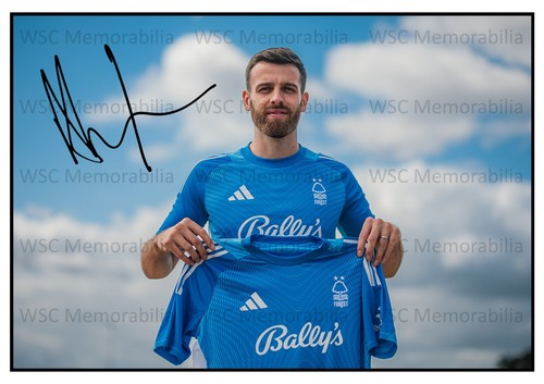 12036. Angus Gunn Signed Pictures (A4 Print) Forest Scotland Norwich Soton etc.