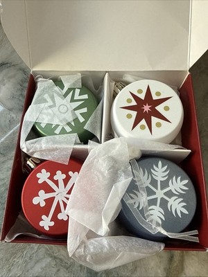 IKEA Vinterfint Ornaments Christmas Design Eva Lundgreen Swedish Set 4 NIB