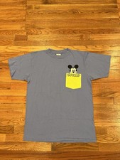 NWT Vintage Mickey  Co Mickey Mouse Pocket T Shirt Men L