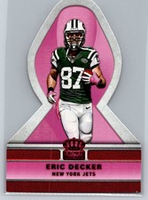 2015 Panini Crown Royale #PR5 Eric Decker Pink Ribbons Die Cuts Red Jets C81