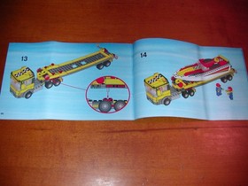 LEGO 4643 3181 CITY OWNERS INSTRUCTION BUILDING MANUAL BOOKS TRUCK TRACTOR