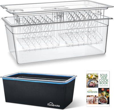 Large Sous Vide Container 26 Quarts with Lid,Complete Sous Vide Accessories Kit