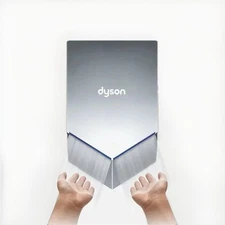 DYSON AIRBLADE V HAND DRYER HU02  AB12 Low Voltage  Sprayed Nickel FREE SHIPPING