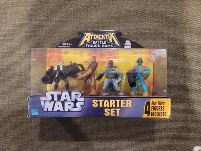 Star Wars Attacktix Battle Figure Game Starter Set of (4) MIP Hasbro 2006.
