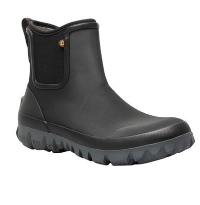Bogs Arcata Chelsea Boots Men s 12 Black Waterproof Insulated Winter -30°F/-34°C