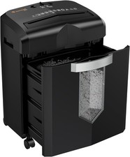 Bonsaii 12-Blatt Partikelschnitt Aktenvernichter läuft 60 Minuten lang P-4