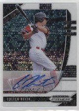 2020 Panini Prizm Draft Picks White Donut Circle 24/50 Colten Keith Auto 3a1