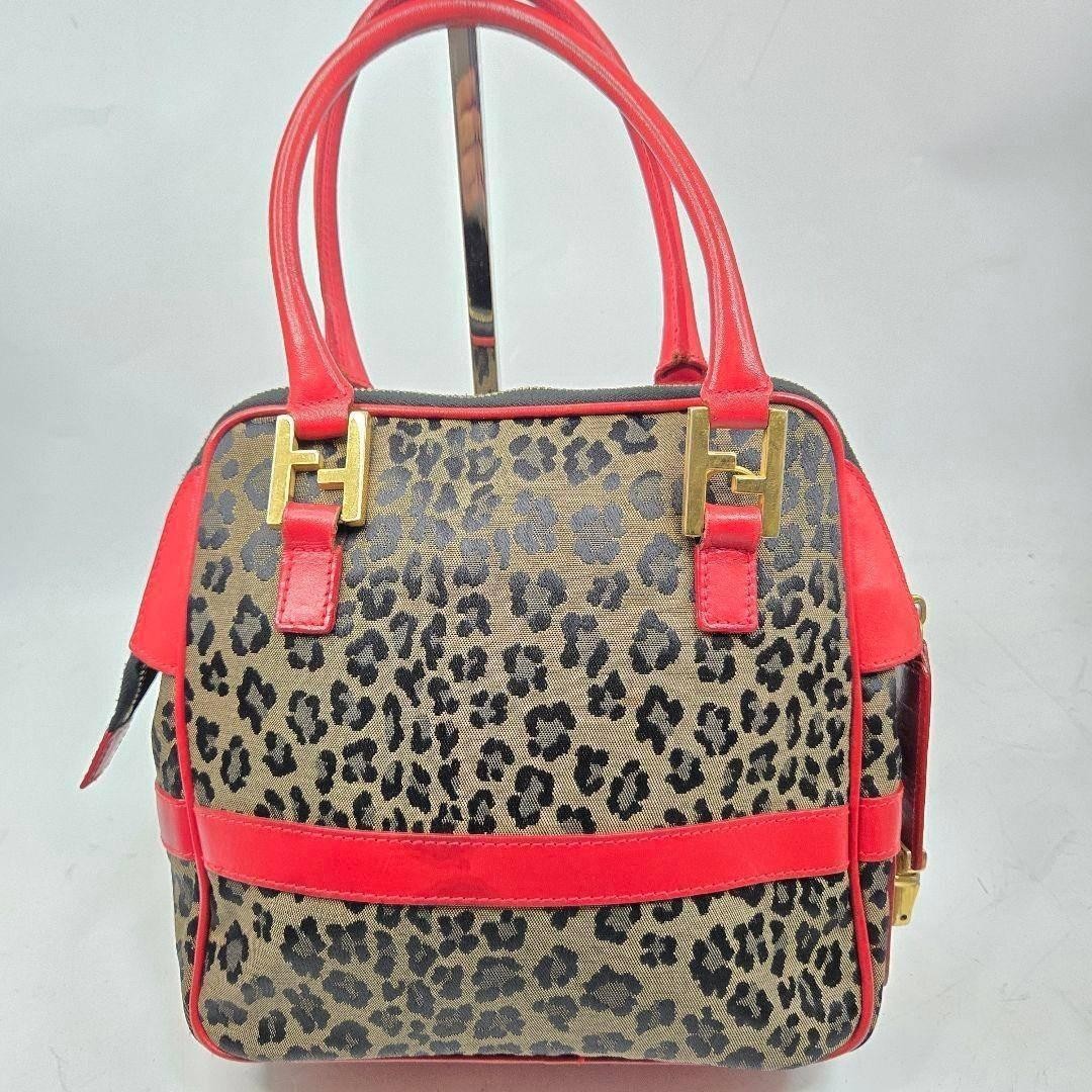 FENDI Bag   Handbag Leopard Pattern FF Hardware L… - image 3