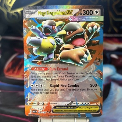 Pokemon TCG - Mega Evolutions: Mega Kangaskhan EX 104/132 NM