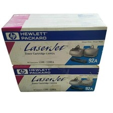 HP 92A LaserJet Black Print Cartridge Ink Toner C4092A Lot Of 2 NIB